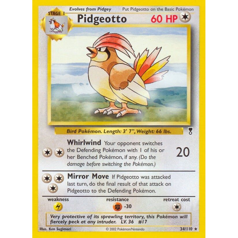 Image for Pidgeotto (034/110) (LC) - Pokemon