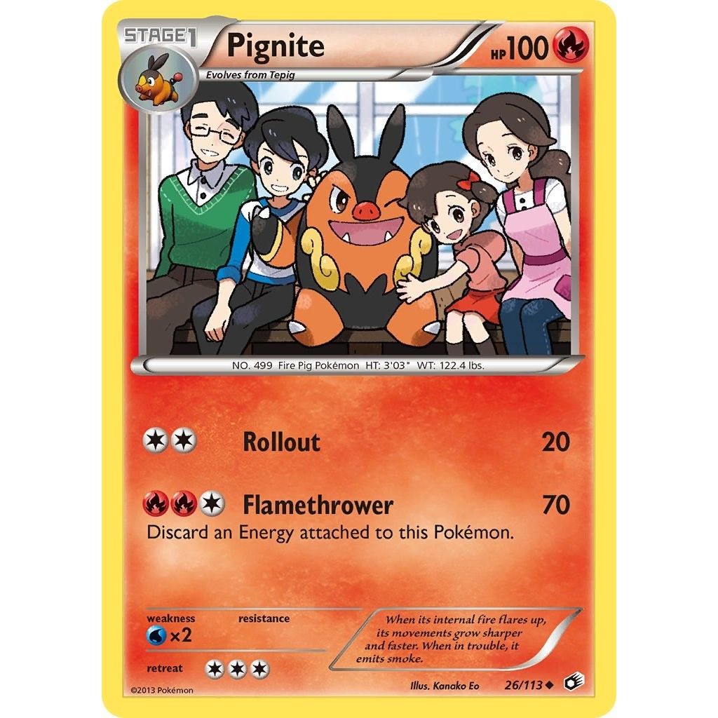 Image for Pignite (26/113) (LTR) - Pokemon