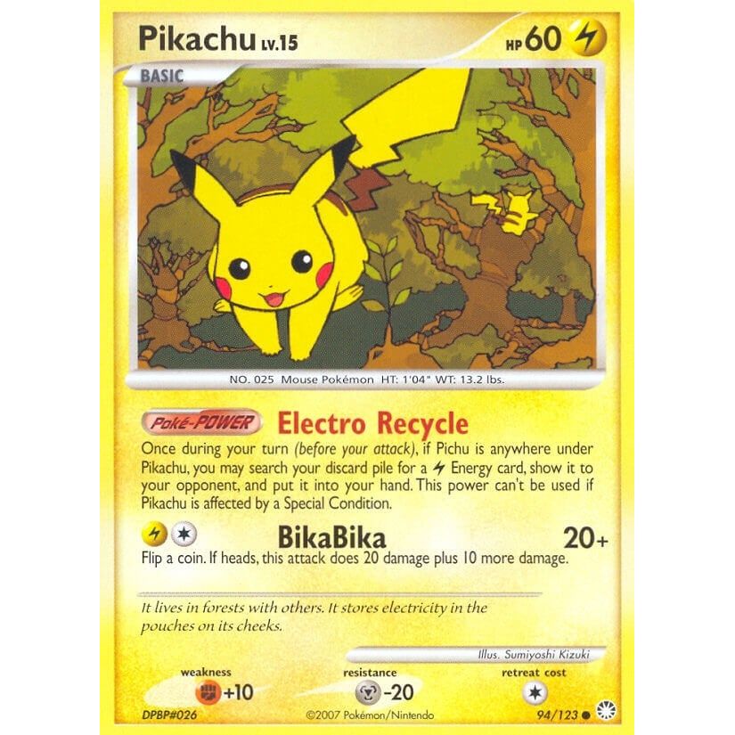 Image for Pikachu (94/123) (MT) - Pokemon