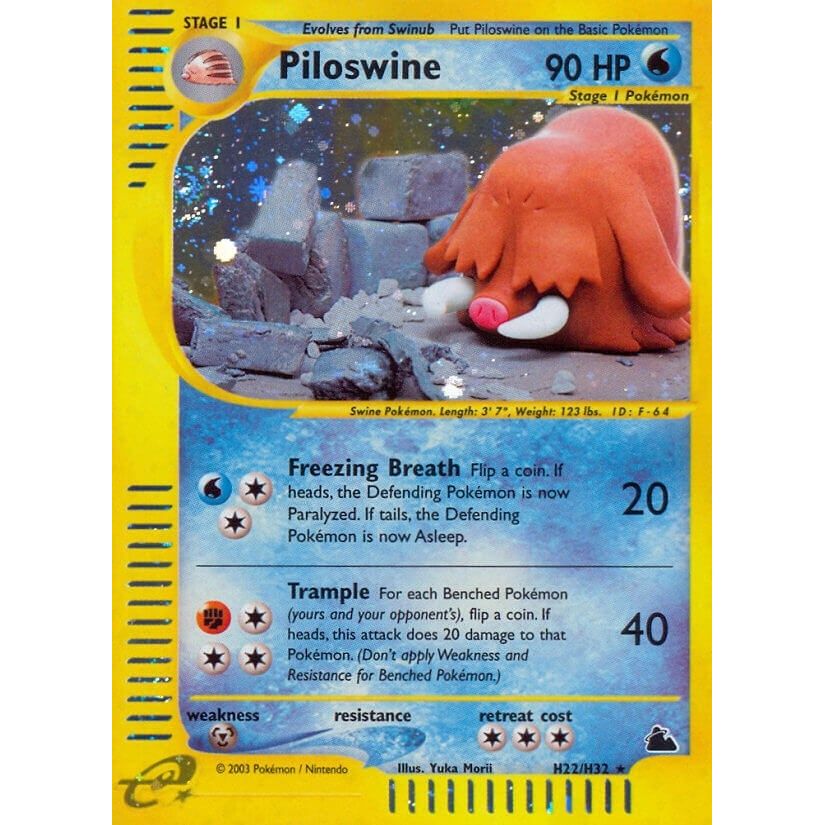 Image for Piloswine (H22) (H22/H32) (SK) - Pokemon