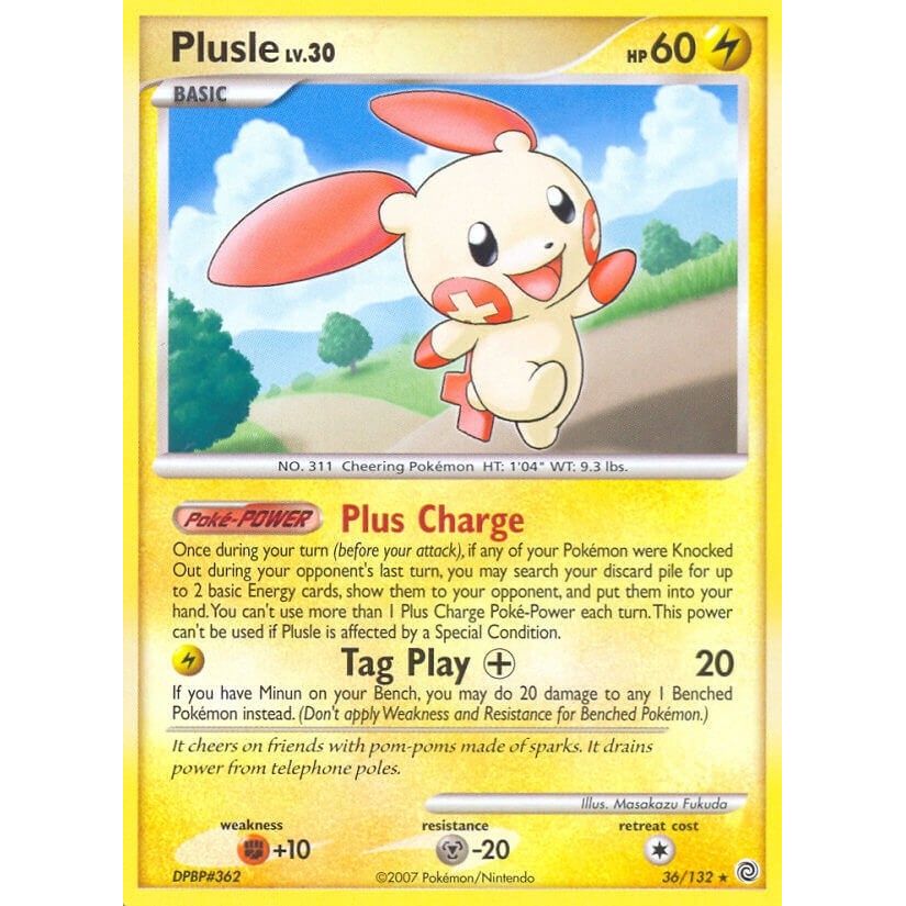 Image for Plusle (36/132) (SW) - Pokemon