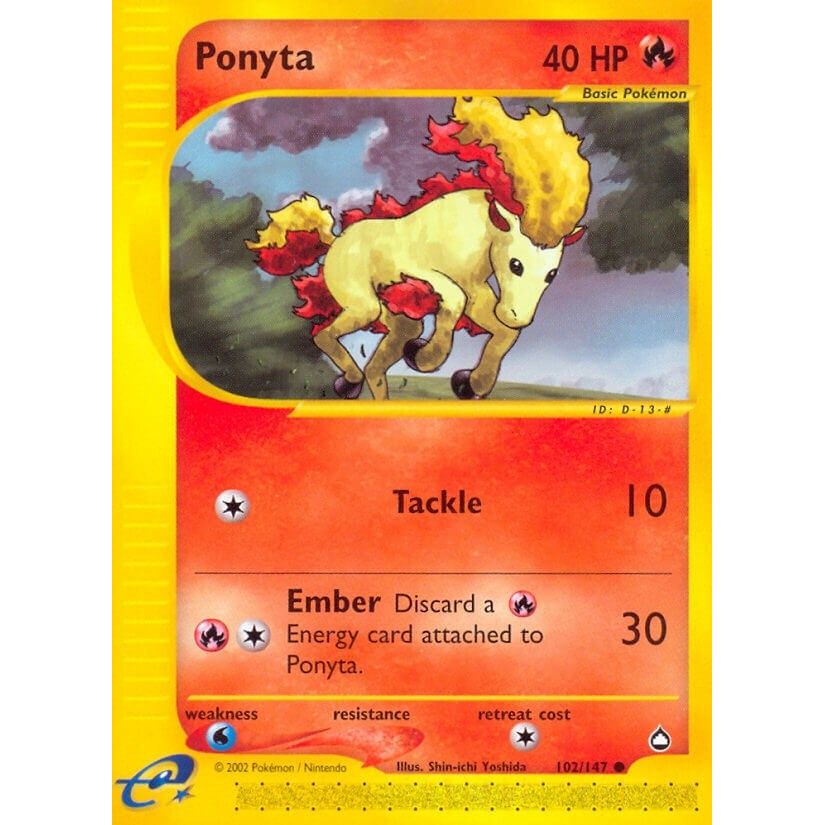 Image for Ponyta (102/147) (AQ) - Pokemon