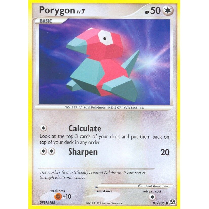 Image for Porygon (81/106) (GE) - Pokemon