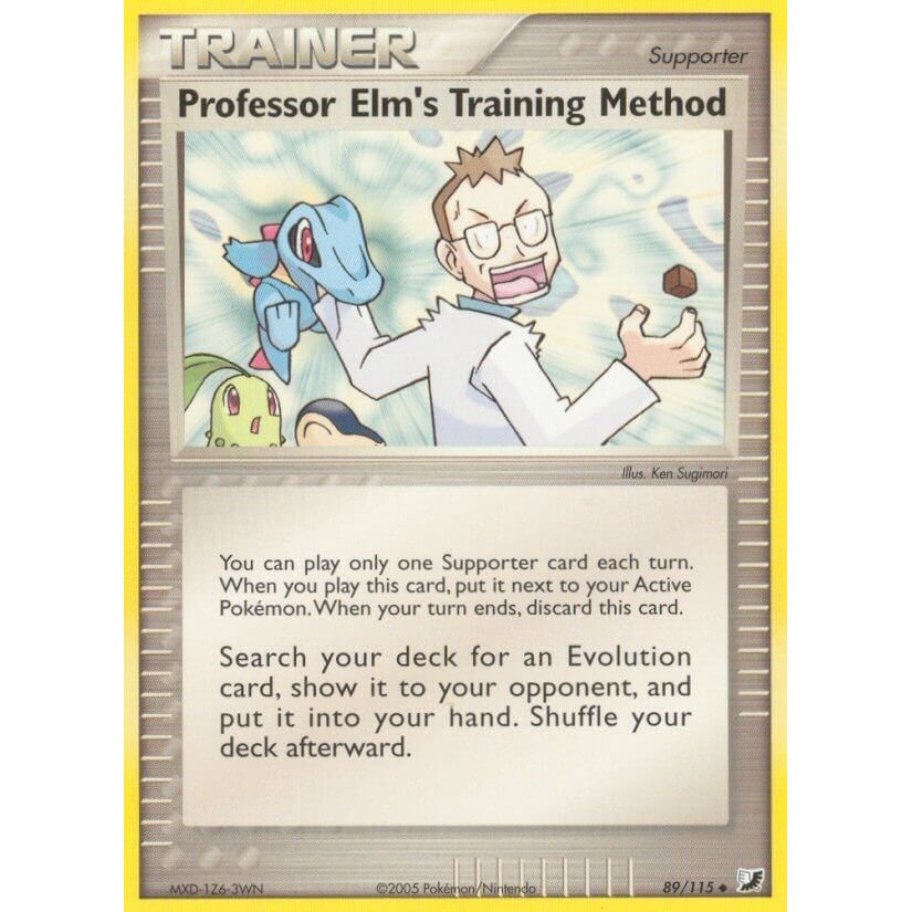 Image for Professor Elm's Training Method (89/115) (UF) - Pokemon