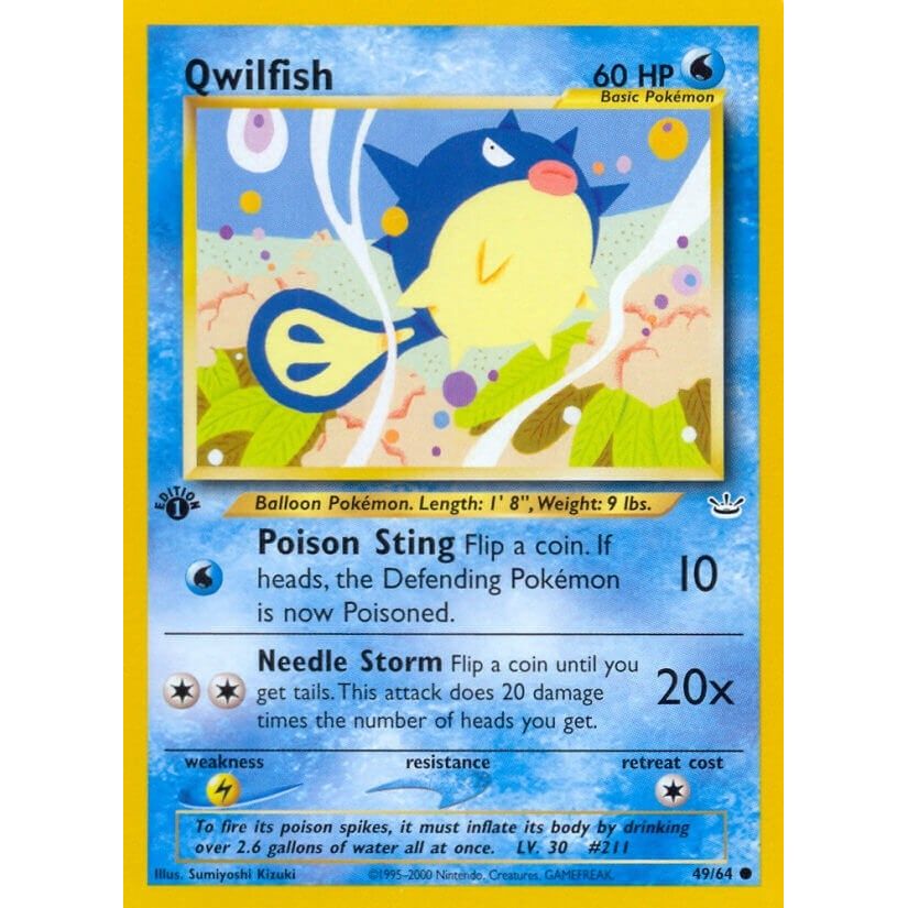 Image for Qwilfish (49/64) (N3) - Pokemon