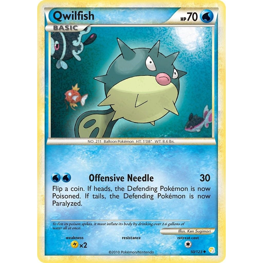 Image for Qwilfish (50/123) (HS) - Pokemon