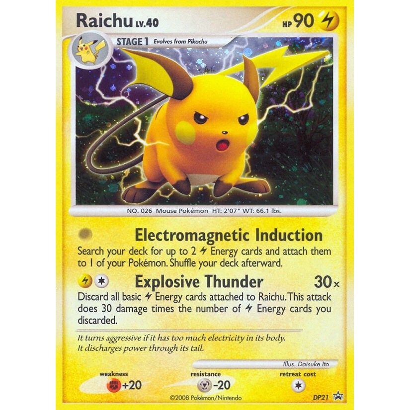 Image for Raichu - DP21 (DP21) (PR) - Pokemon