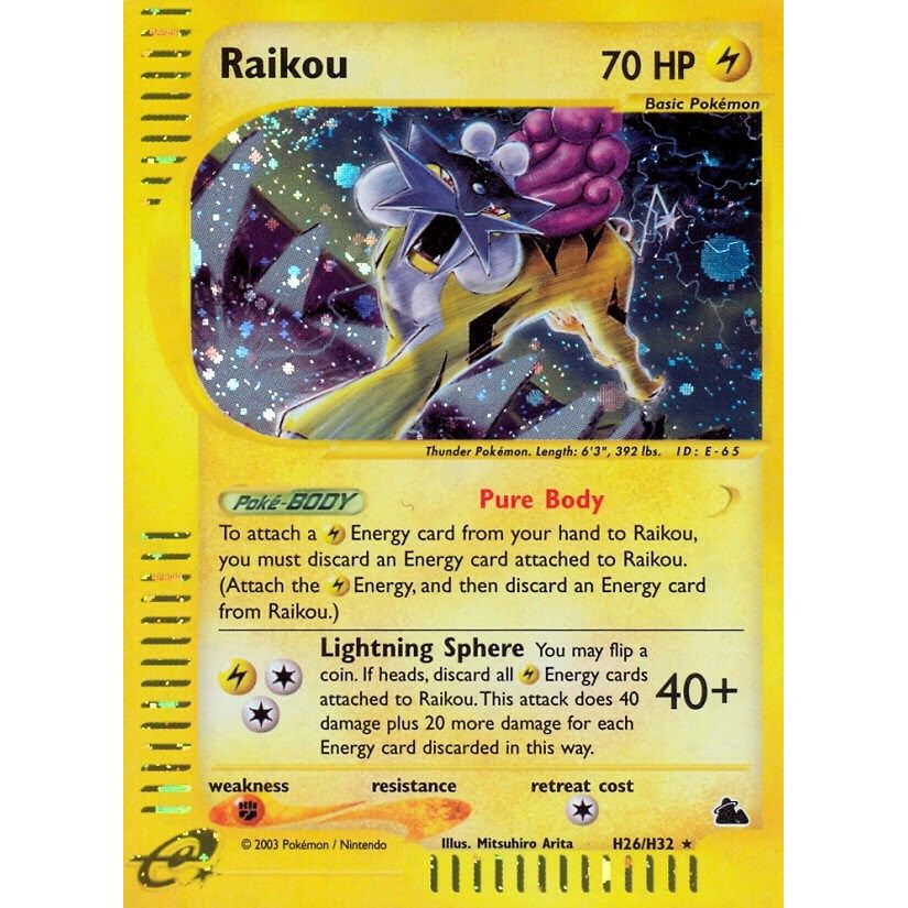 Image for Raikou (H26) (H26/H32) (SK) - Pokemon