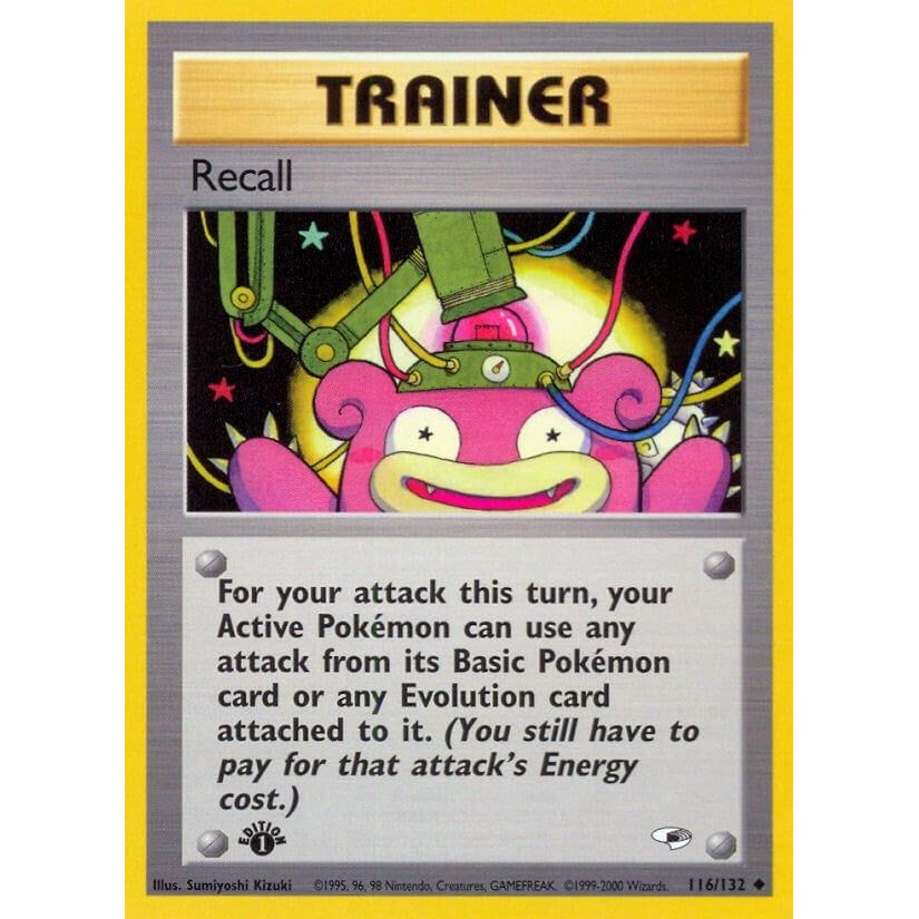 Image for Recall (116/132) (G1) - Pokemon
