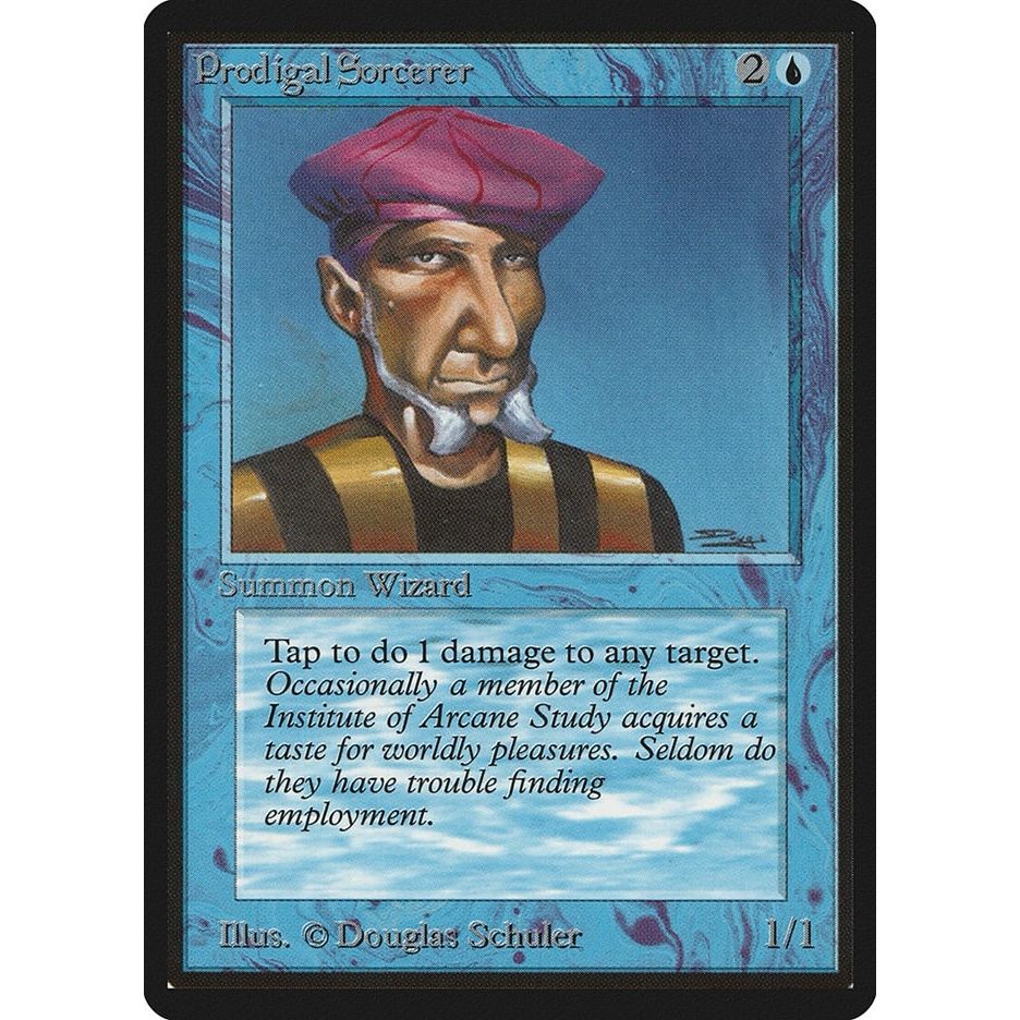 Image for Prodigal Sorcerer (LEB) - Magic: The Gathering