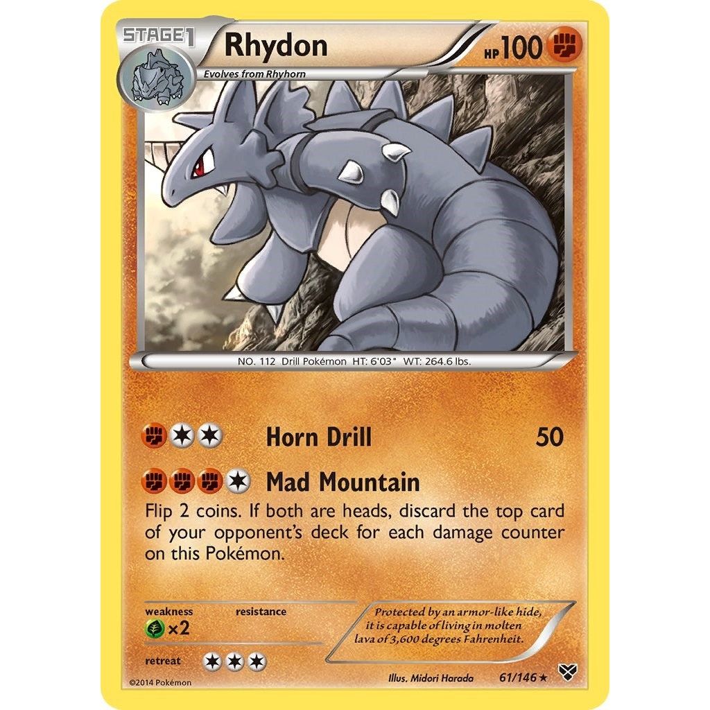 Image for Rhydon (61/146) (XY) - Pokemon