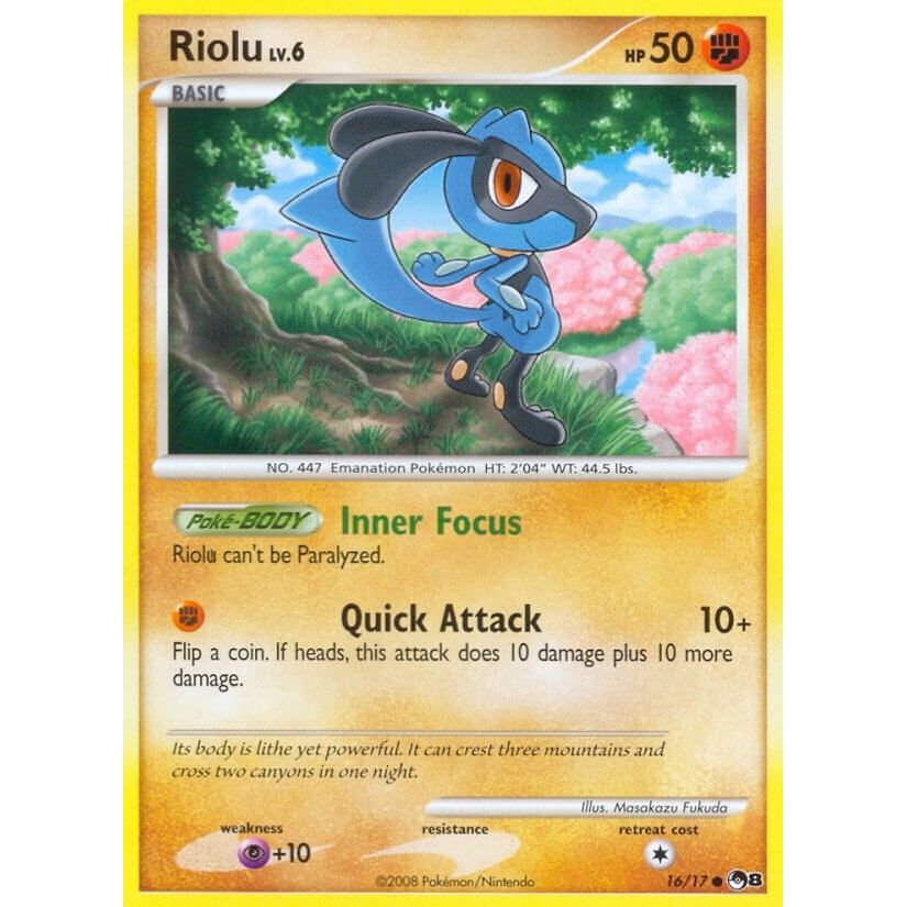 Image for Riolu (016/017) (POP) - Pokemon