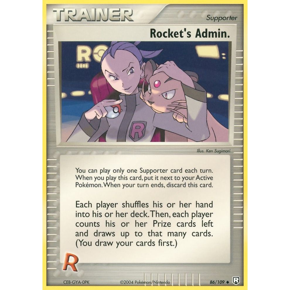 Image for Rocket's Admin. (86/109) (RR) - Pokemon
