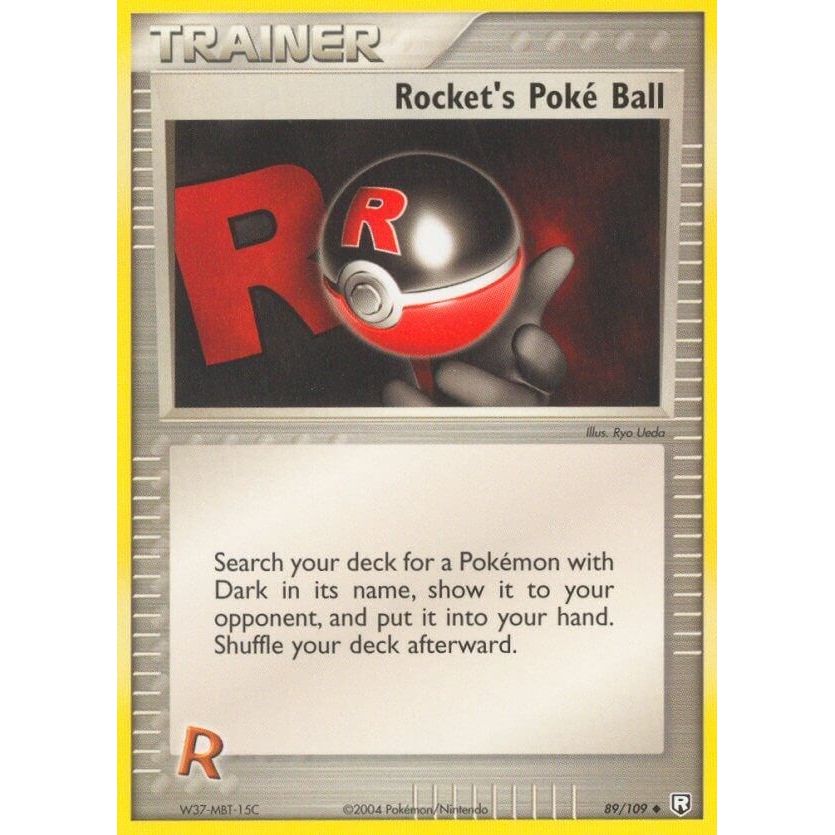 Image for Rocket's Poke Ball (89/109) (RR) - Pokemon