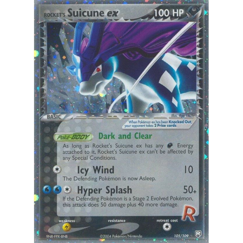 Image for Rocket's Suicune ex (105/109) (RR) - Pokemon