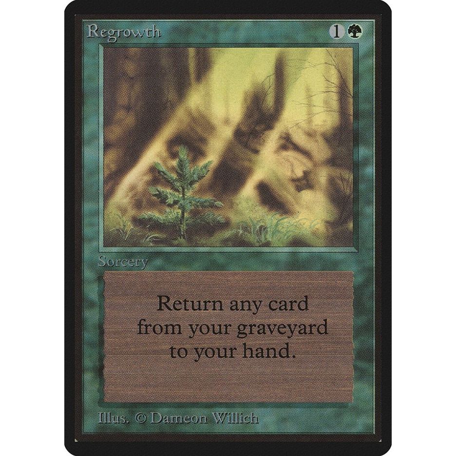 Image for Regrowth (LEB) - Magic: The Gathering