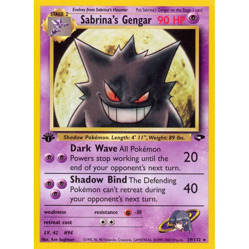 Image for Sabrina's Gengar (029/132) (G2) - Pokemon
