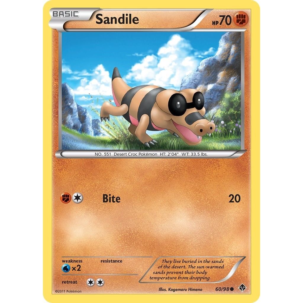 Image for Sandile (60/98) (EPO) - Pokemon