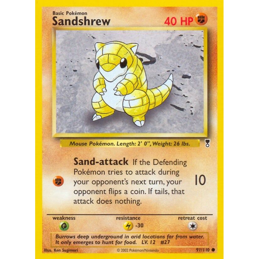 Image for Sandshrew (091/110) (LC) - Pokemon