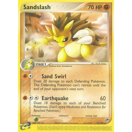 Image for Sandslash (21/100) (SS) - Pokemon