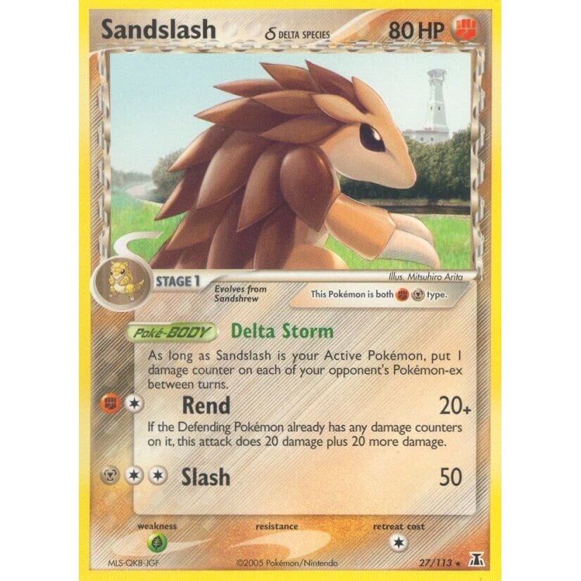 Image for Sandslash (Delta Species) (27/113) (DS) - Pokemon
