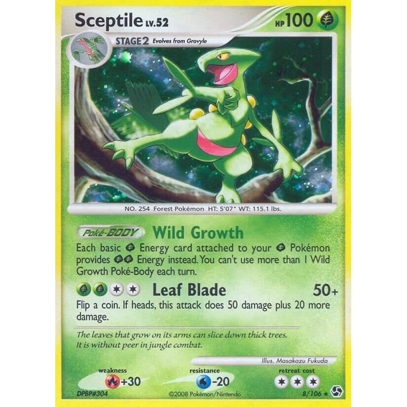 Image for Sceptile (8/106) (GE) - Pokemon
