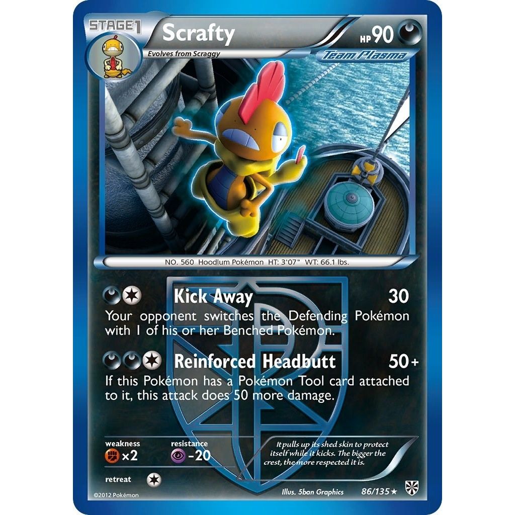Image for Scrafty (Team Plasma) (86/135) (PLS) - Pokemon
