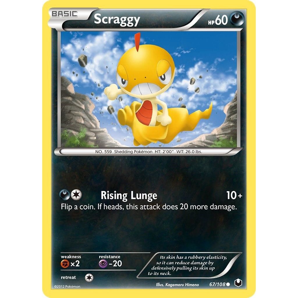 Image for Scraggy (67/108) (DEX) - Pokemon