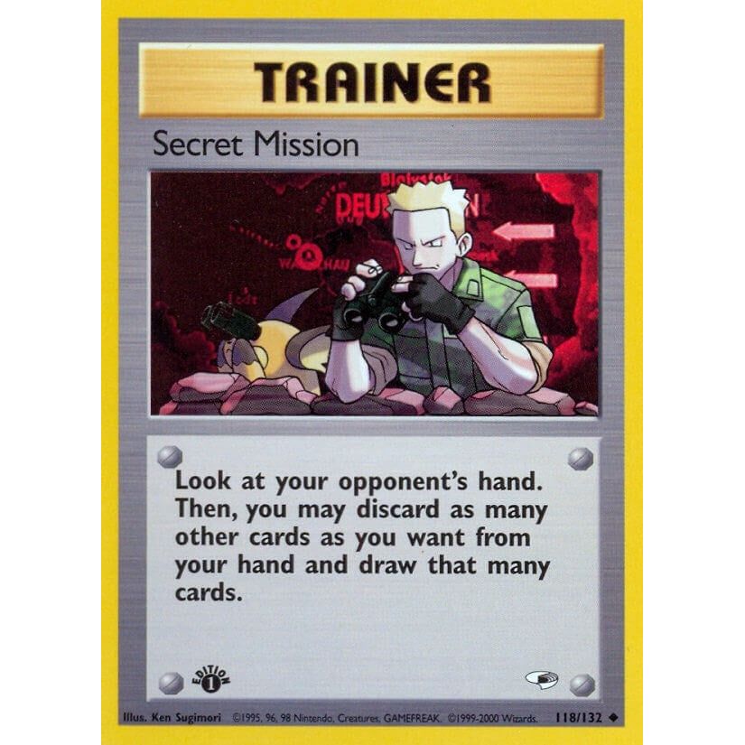 Image for Secret Mission (118/132) (G1) - Pokemon