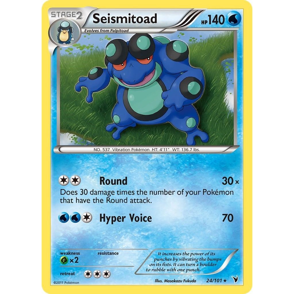 Image for Seismitoad (24/101) (NVI) - Pokemon
