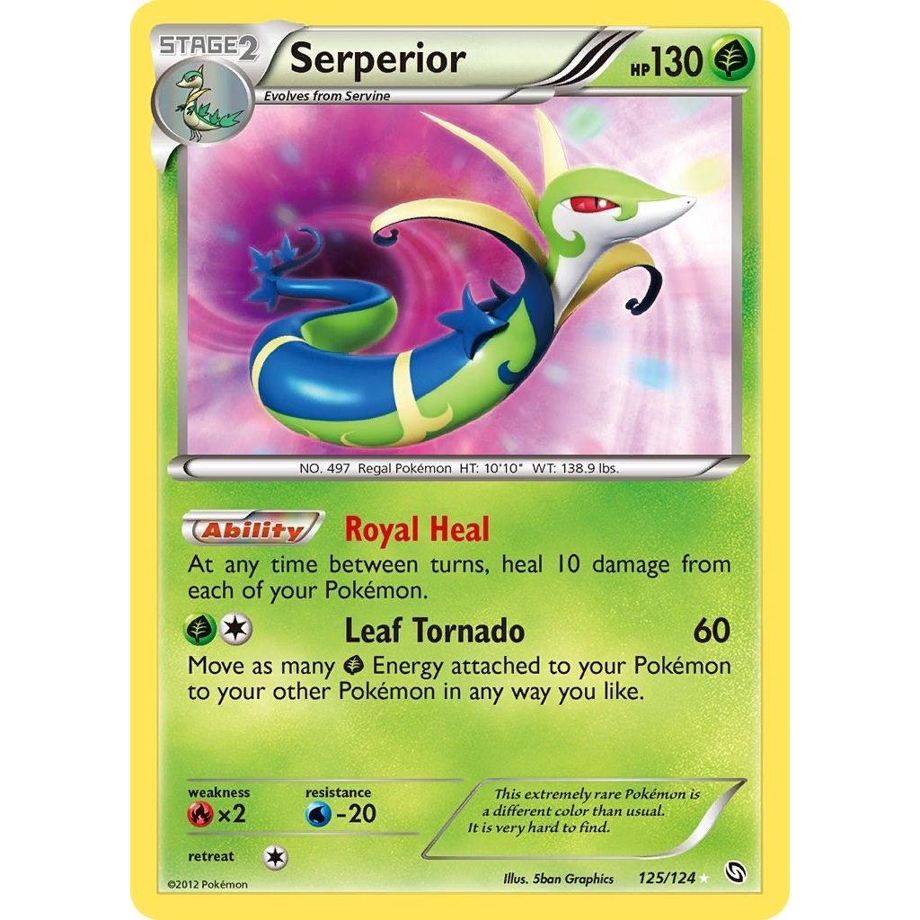 Image for Serperior (125/124) (DRX) - Pokemon