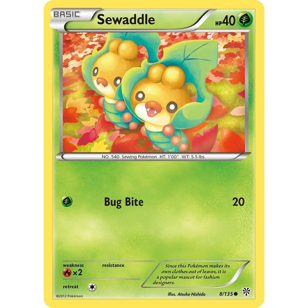 Image for Sewaddle (8/135) (PLS) - Pokemon