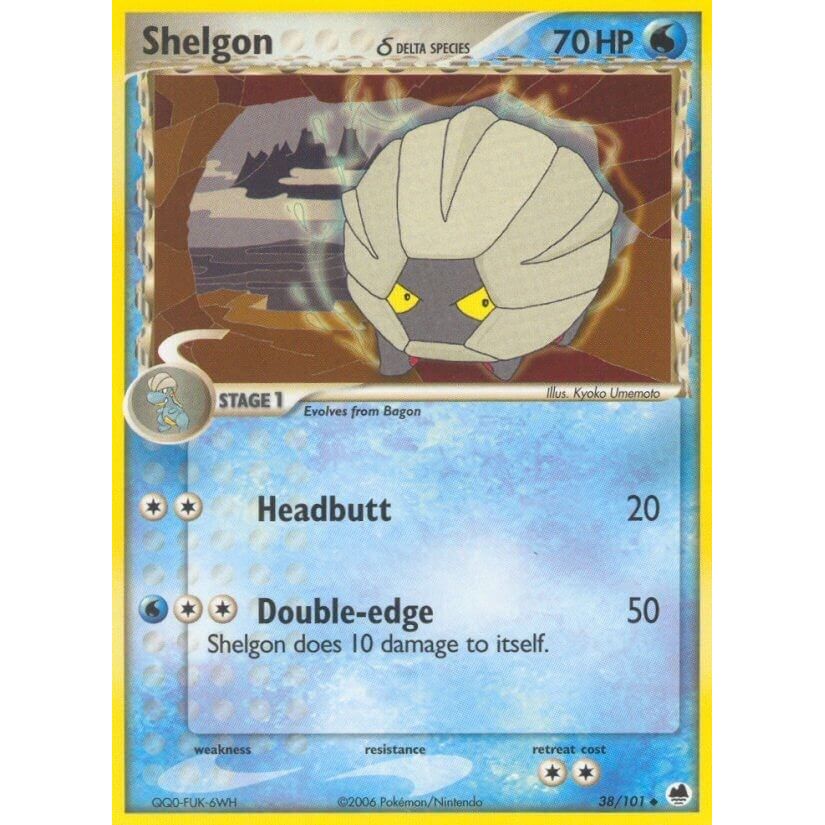 Image for Shelgon (Delta Species) (38/101) (DF) - Pokemon