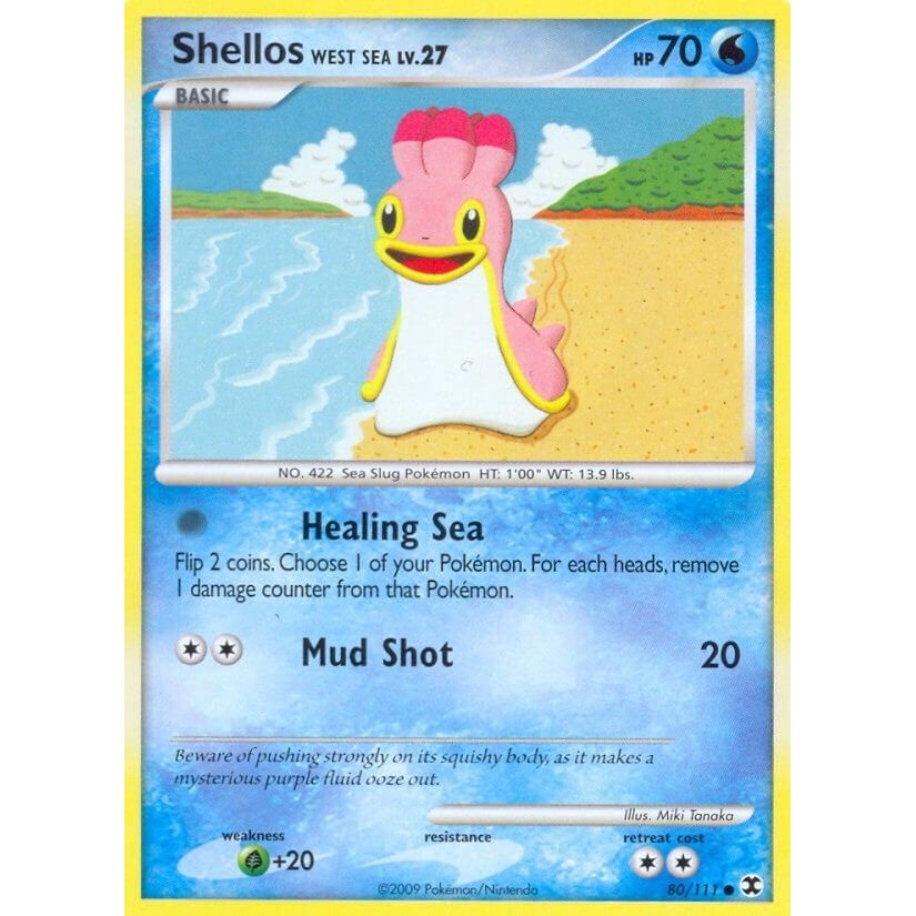 Image for Shellos West Sea (80/111) (RR) - Pokemon