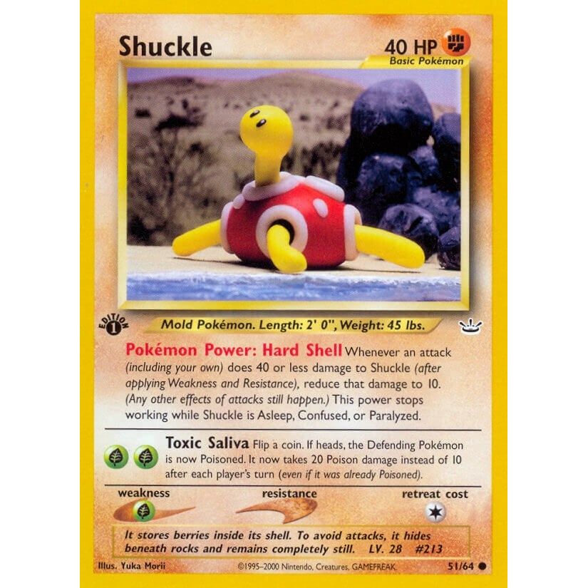 Image for Shuckle (51/64) (N3) - Pokemon
