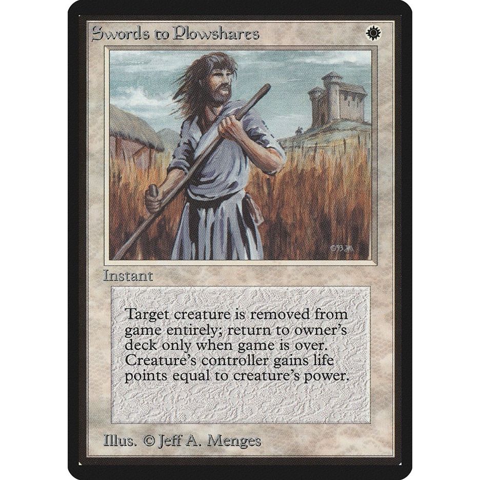 Image for Swords to Plowshares (LEB) - Magic: The Gathering