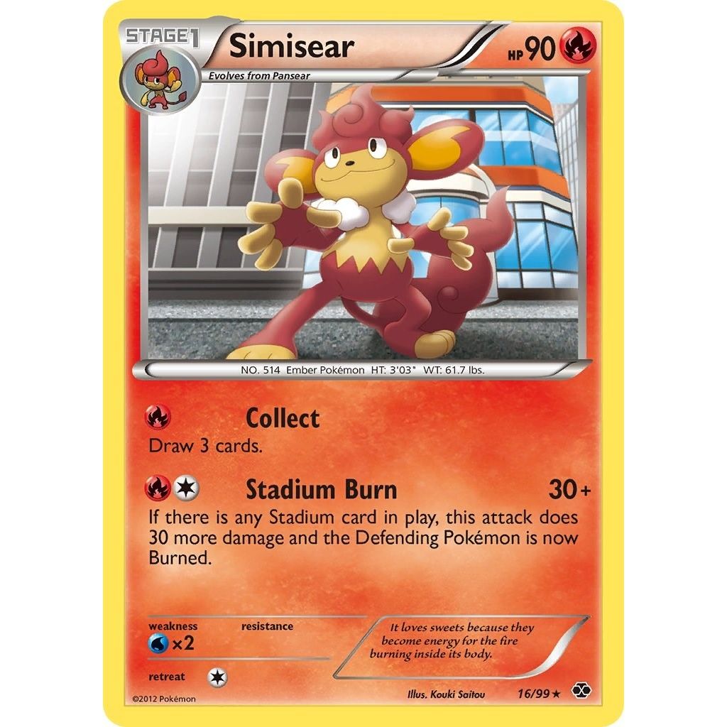 Image for Simisear (16/99) (NXD) - Pokemon