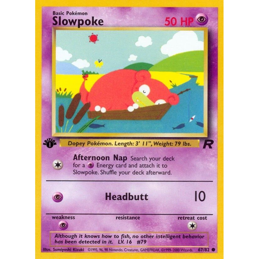 Image for Slowpoke (67/82) (TR) - Pokemon