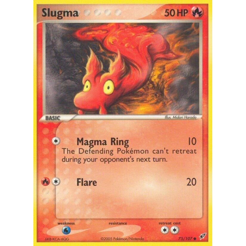 Image for Slugma (75/107) (DX) - Pokemon