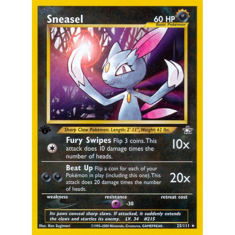 Image for Sneasel (025/111) (N1) - Pokemon