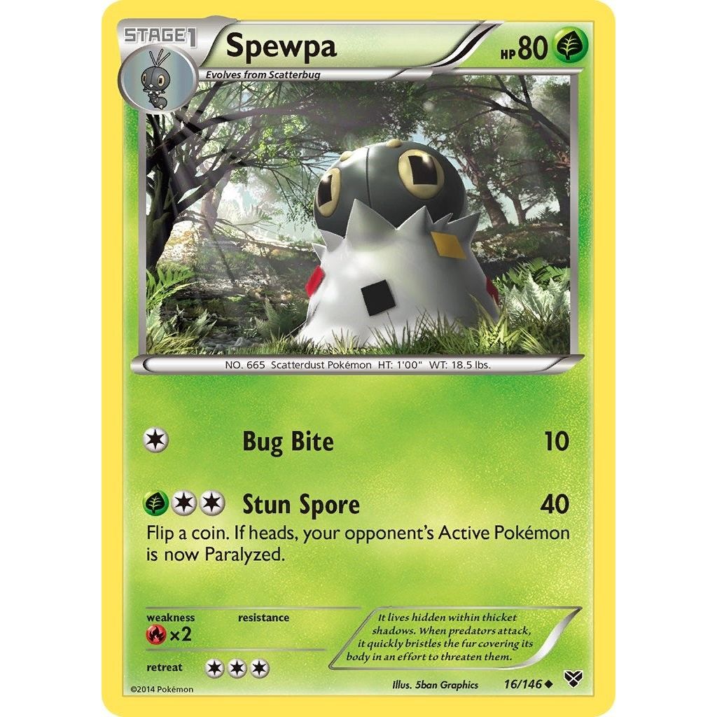 Image for Spewpa (16/146) (XY) - Pokemon