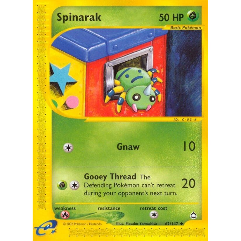 Image for Spinarak (62) (062/147) (AQ) - Pokemon