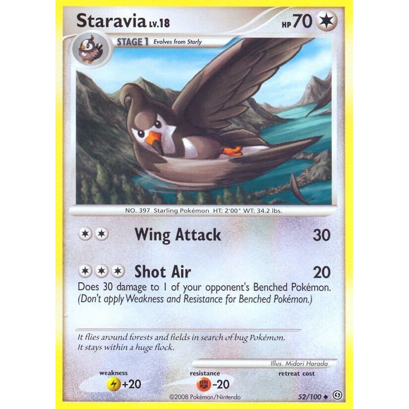 Image for Staravia (52/100) (SF) - Pokemon