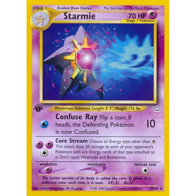 Image for Starmie (25/64) (N3) - Pokemon