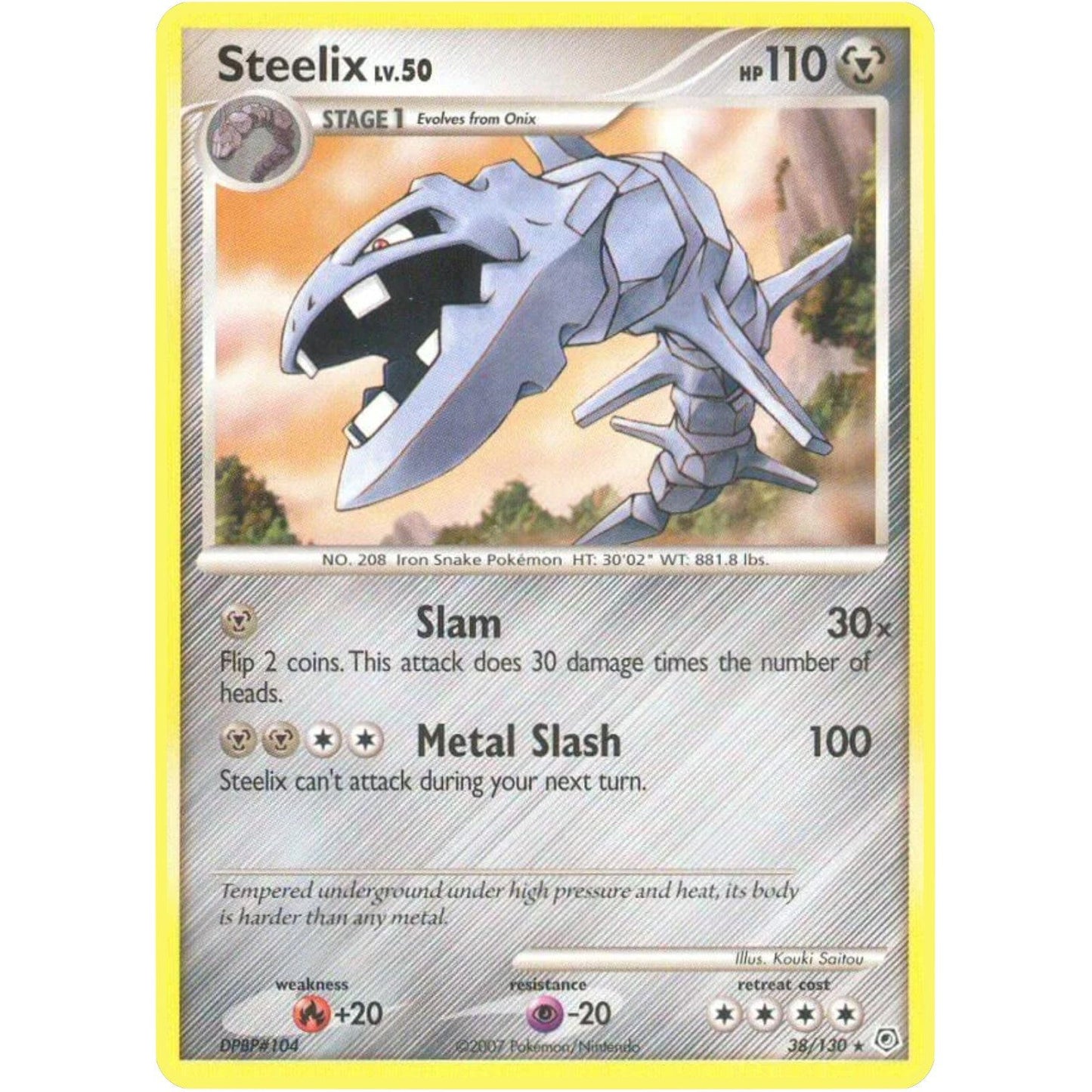 Image for Steelix (38/130) (DP) - Pokemon