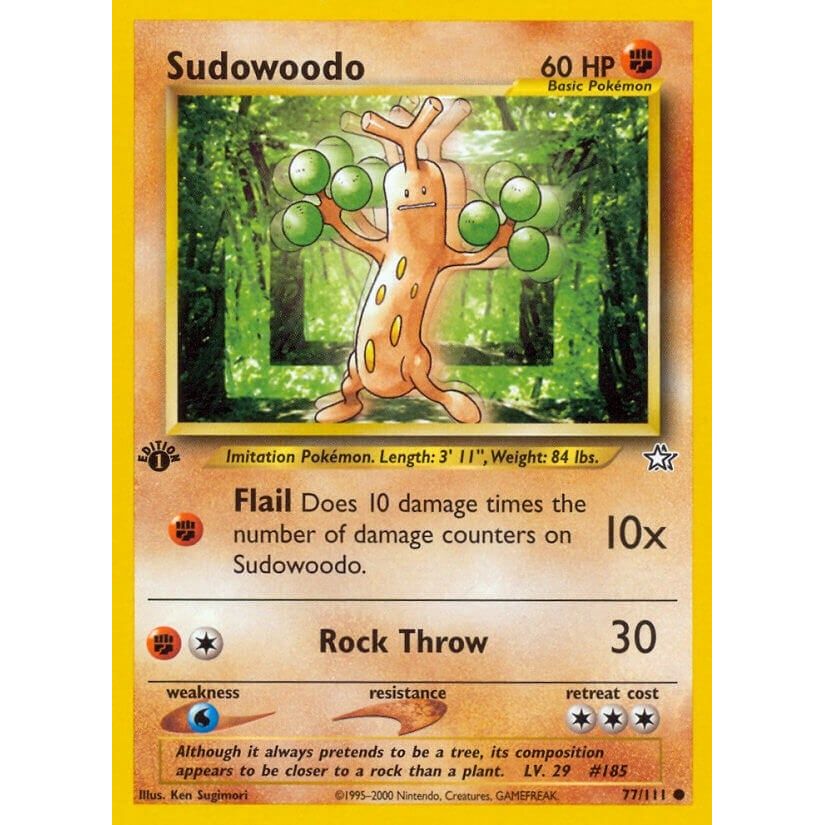 Image for Sudowoodo (077/111) (N1) - Pokemon