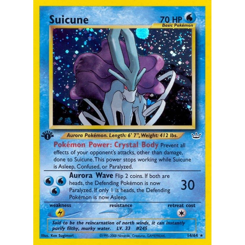 Image for Suicune (14) (14/64) (N3) - Pokemon