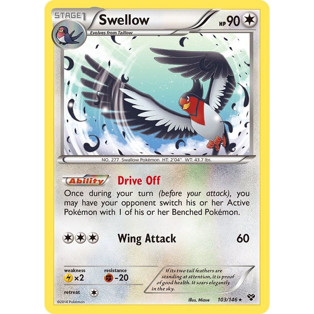 Image for Swellow (103/146) (XY) - Pokemon