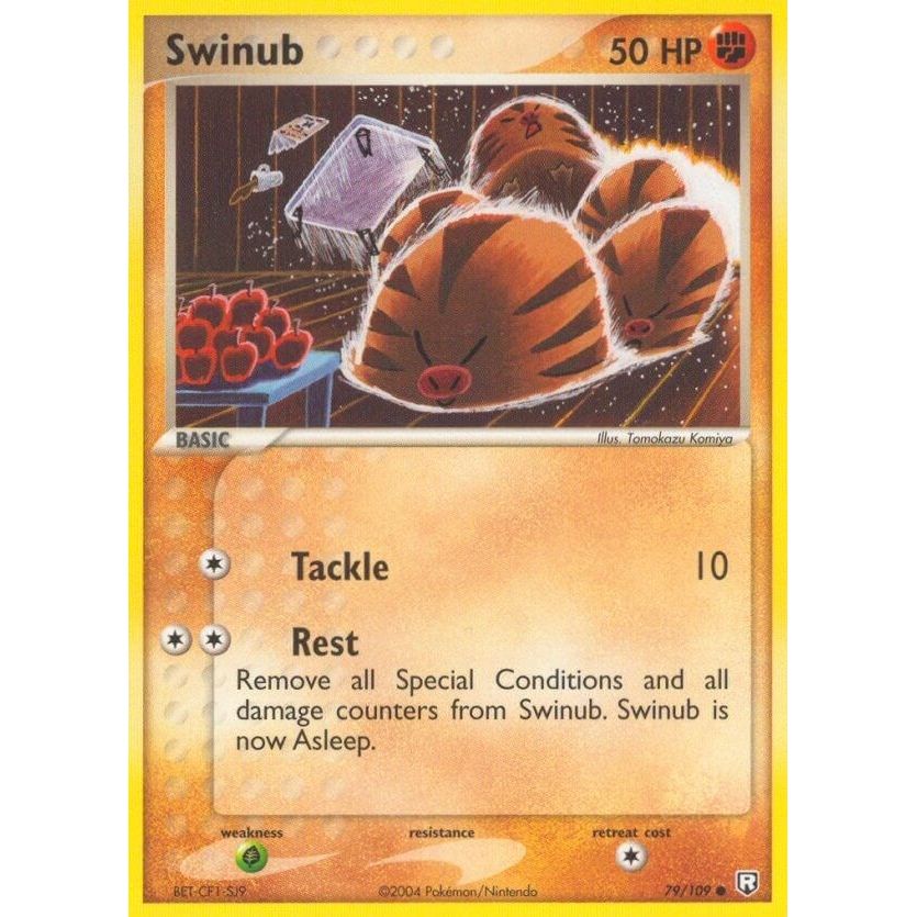 Image for Swinub (79/109) (RR) - Pokemon