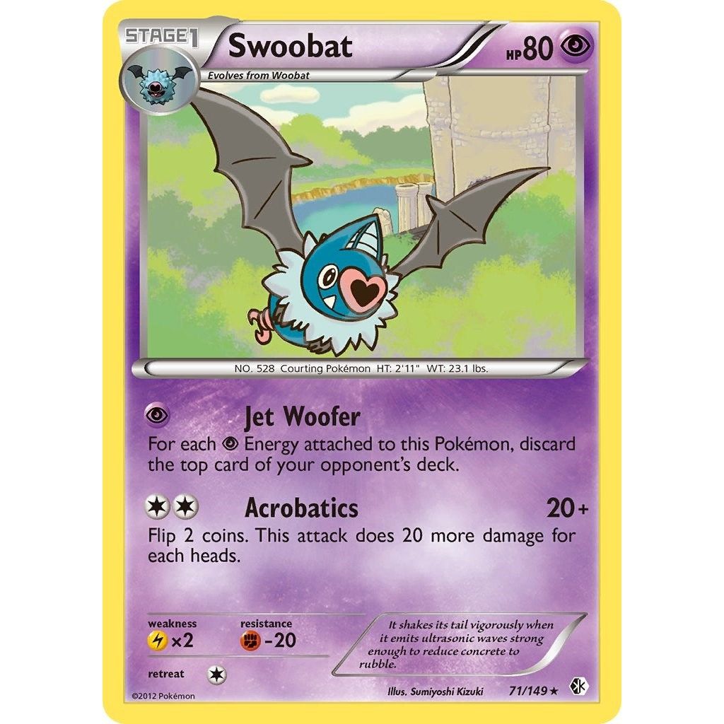 Image for Swoobat (71/149) (BCR) - Pokemon
